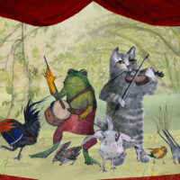 An illustrated story about music - "H.I.F. Biber's Sonata Representativa" - to be seen on YouTube. HIF Biber Projekt Irene Mennen Berg Illustration